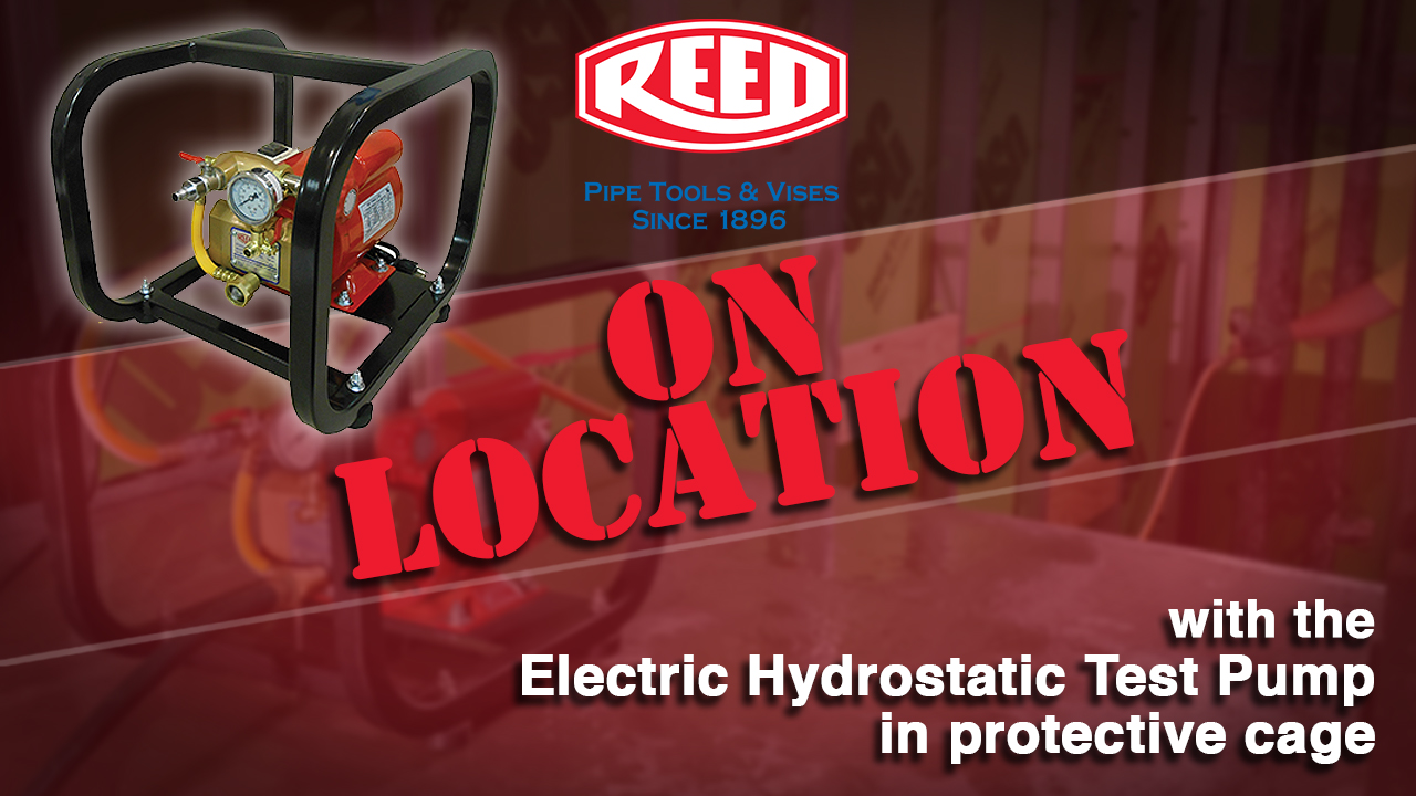 Electric Hydrostatic Test Pump on Location